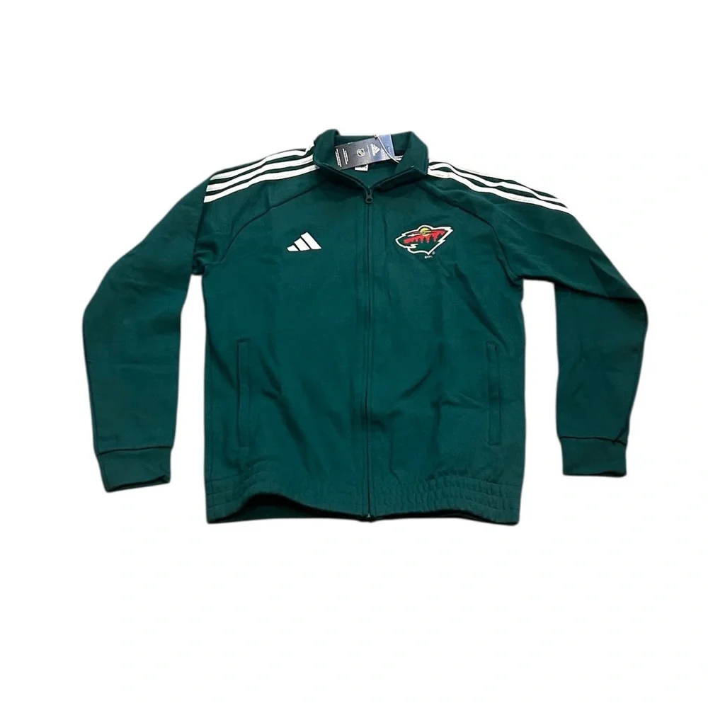 Minnesota Wild Adidas Men’s‎ Full Zip Up Track Jacket